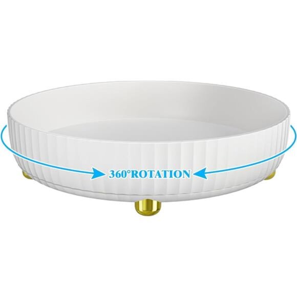 360° Rotating Storage Tray, Bathroom Organizers and Storage, Lazy Susan Organize - Picture 1 of 6